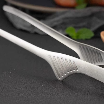Pince Barbecue - BBQFoodTongs™ - Argent