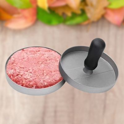 Presse Burger en fonte d'aluminium - Noir