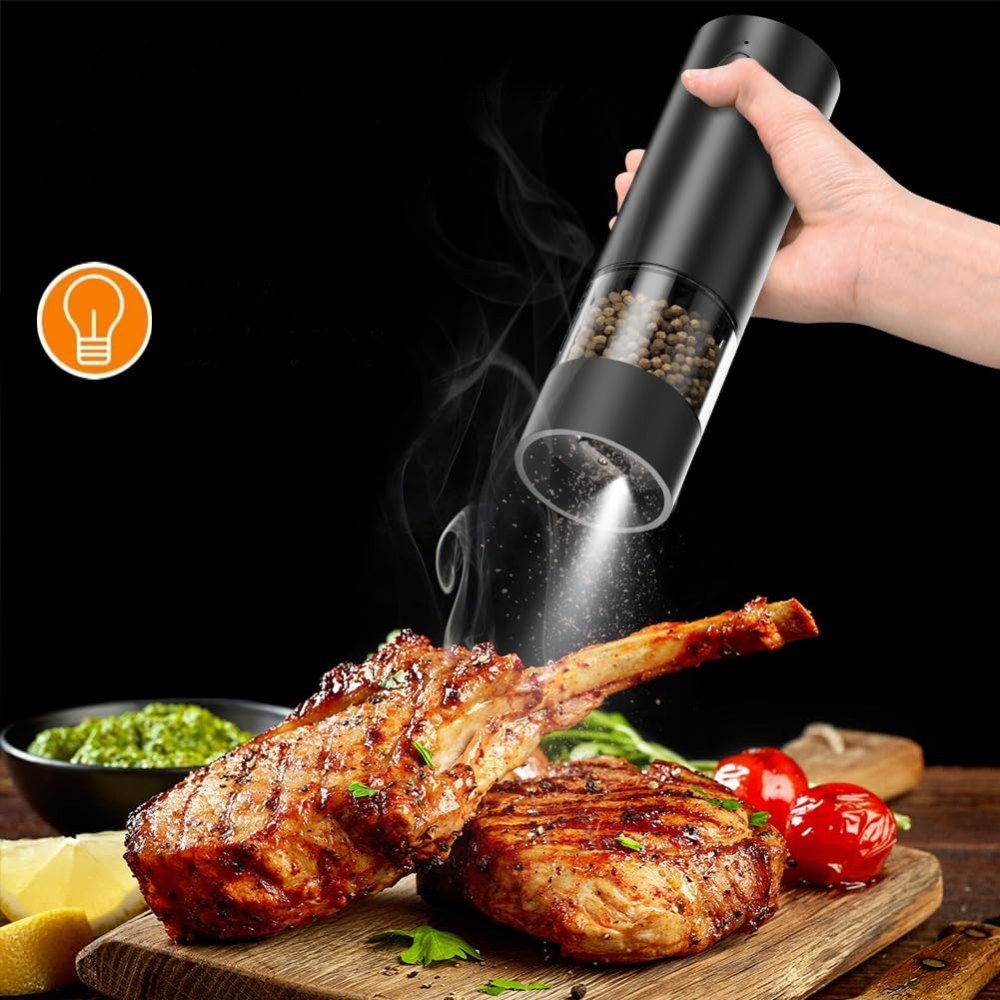 Moulin à Poivre Électrique - SpiceCharge™ - Noir