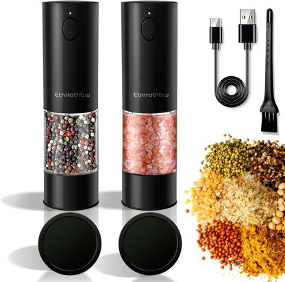 Moulin à Poivre Électrique - SpiceCharge™ - Noir