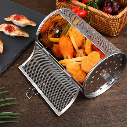 Panier air fryer perforé pour cuisson croustillante et saine