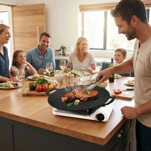 Plaque de cuisson grill antiadhésive | Multifonction